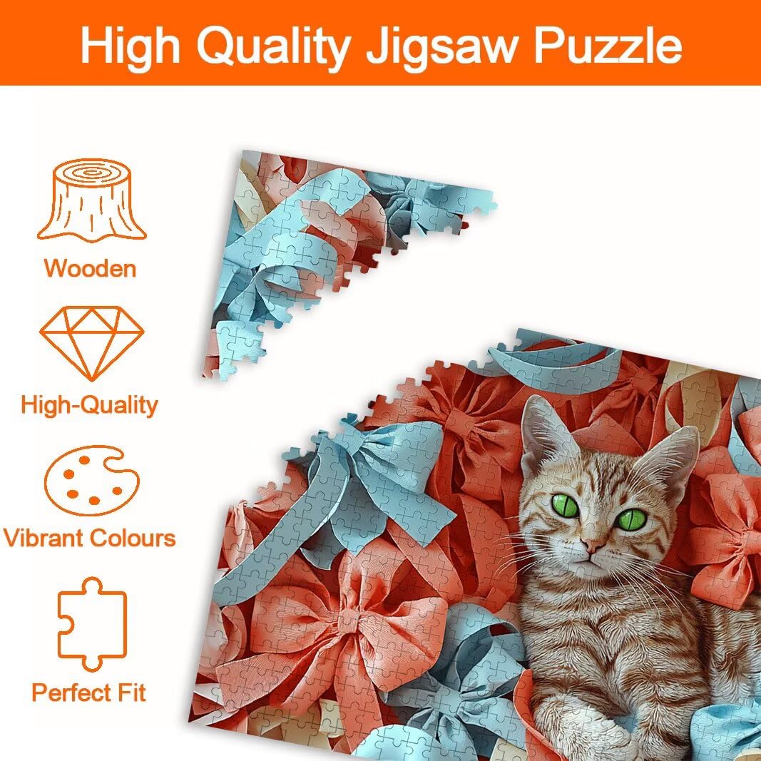 Puzzle Gatto, Puzzle 5000 Pezzi Adulti per Decor, Regalo Donna/Uomo -8436