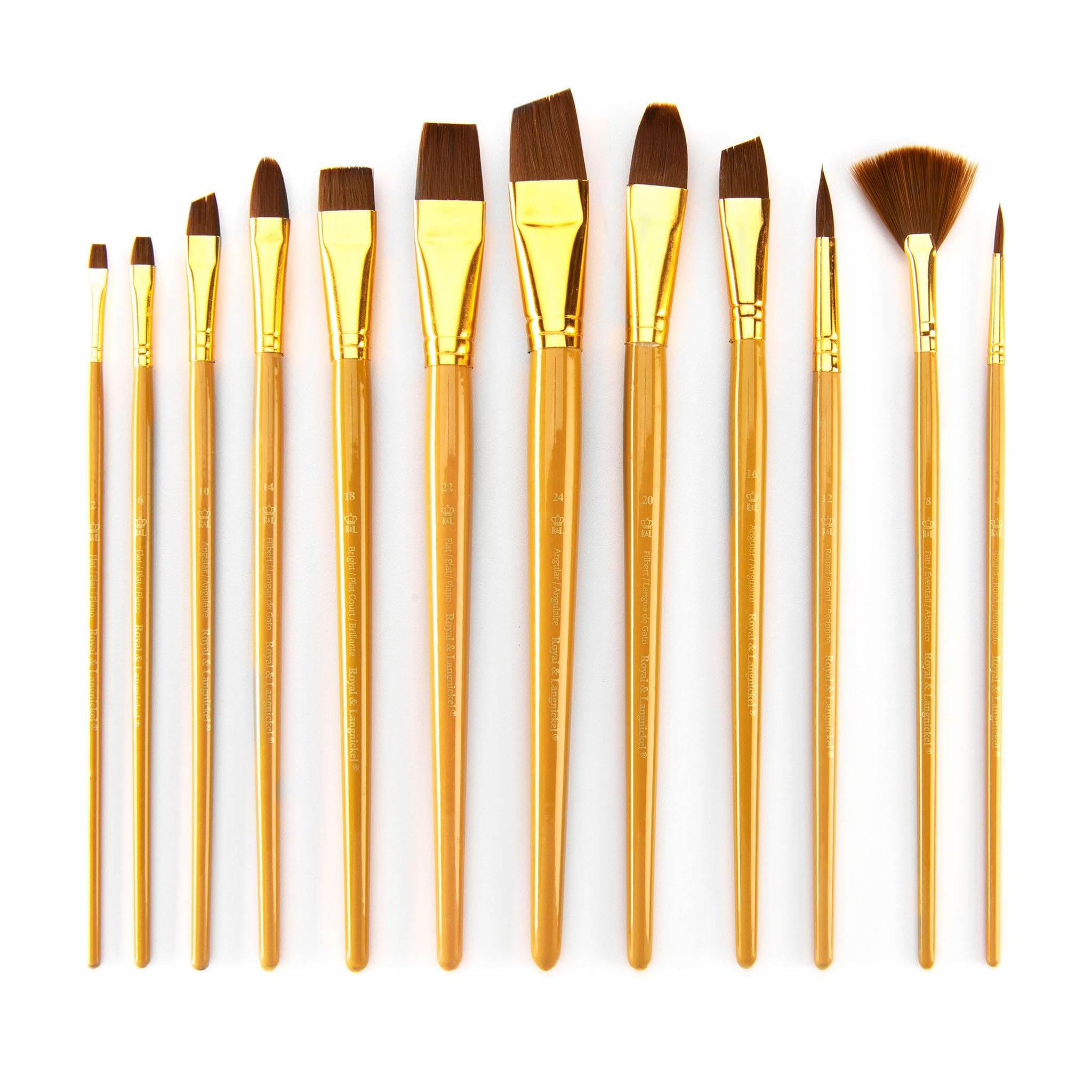 Royal Brush Manufacturing Royal and Langnickel Zip N' Close 12-Piece Brush Set