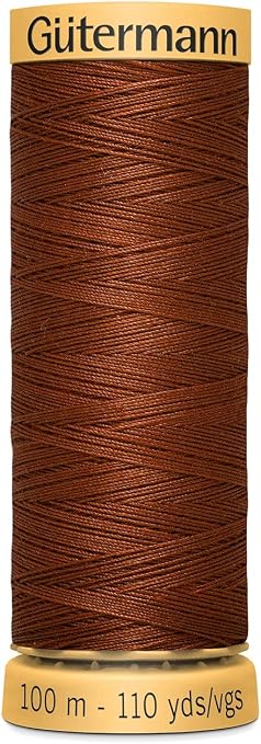 Natural Cotton Thread 110 Yards-Rust