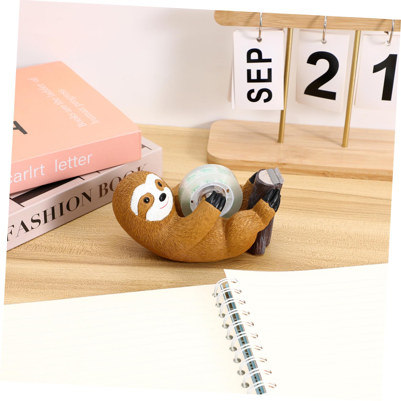 Angoily 3 Stück Süßer Tape Holder im Sloth Design Tape Cutter für Zuhause und Büro Praktische und Dekorative Klebebandhalterung Leicht und Tragbar für Vielseitige Anwendungen