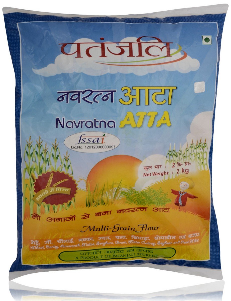 Patanjali Atta - Navaratna 2kg Pouch (B01BM76544) Amazon Price History, Amazon Price Tracker