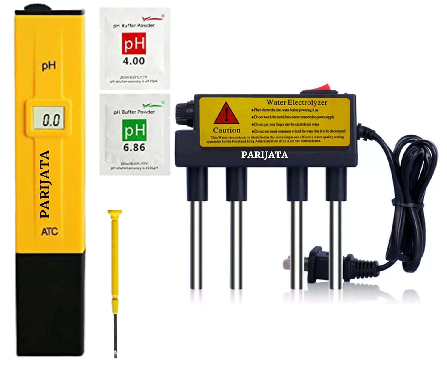 PARIJATA pH meter pen type digital pH meter and water electrolyser for