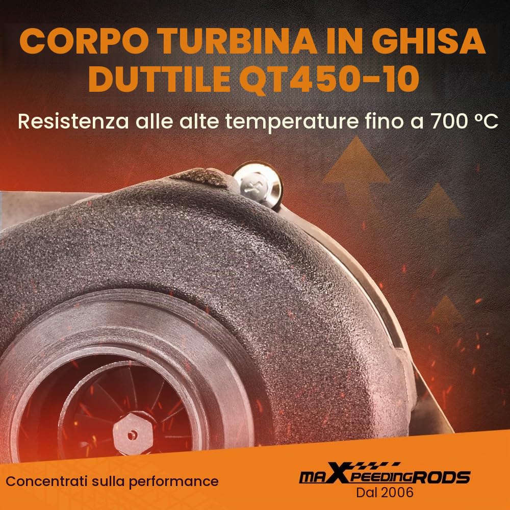 maXpeedingrods GT1544V turbocompressore 753420 per Peugeot per Citroen C2 | C3 C4 C5 1.6 HDI 110 HP, auto turbo per Ford per Volvo per Mazda per Mini-cooper