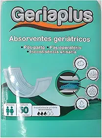 Absorvente Geriátrico Geriaplus 50 Un Pós Parto Operatório