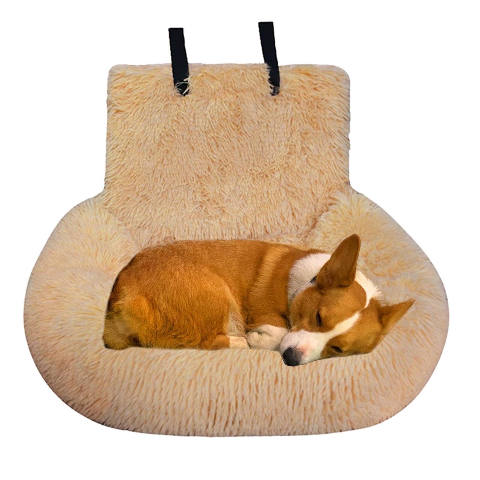 Asiento de Coche Portátil para Mascotas Correa de Seguridad Desmontable y | Transportín Y Asiento Para Mascotas Coches, Suvs, Camping, Viajes, Mediano O 2 Perros
