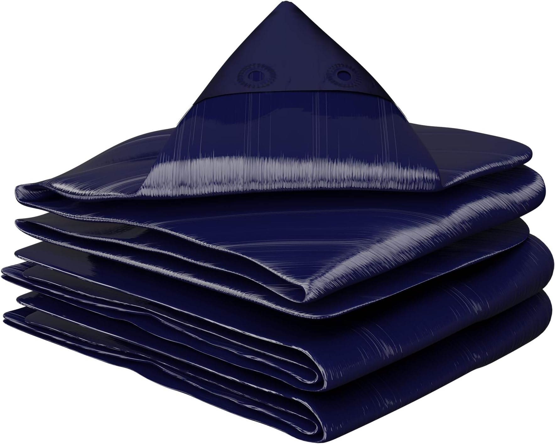 Kuber Industries Waterproof Tarpaulin Sheet 6x6 Feet - Eco-Friendly Tent Tirpal, 120 GSM Tadpatri, Tharpai, Thadika, Thappi, Tarp - Lightweight Premium Blue