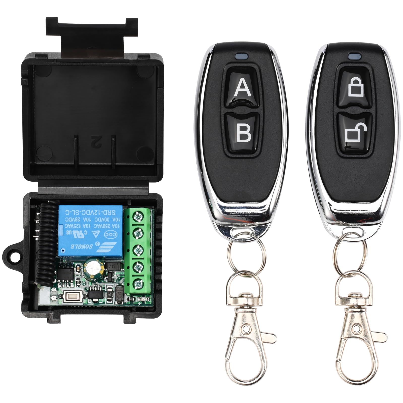 Kit de sistema de control de acceso con control remoto – Cerradura electromagnética a prueba de fallos de fuerza de sujeción de 1200 libras, teclado de metal, fuente de alimentación de 12 V, botón de
