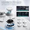 Machenike G5 Pro Wireless Controller für Windows PC/Switch/IOS/Android RGB Lichter PC Controller Hall Effekt Joystick&Trigger Gyroskop (Schwarz)