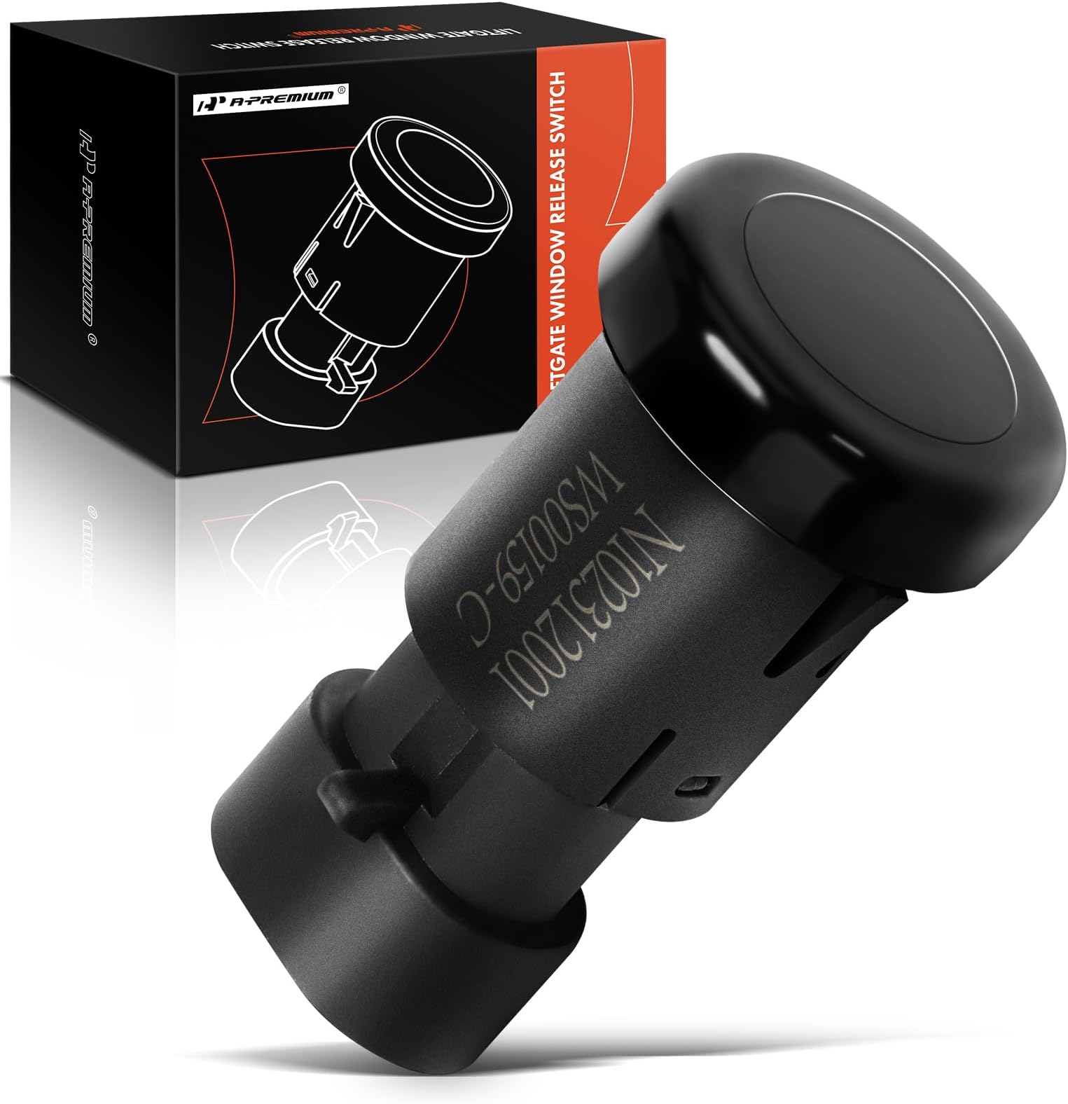 A-Premium Rear Hatch Button Back Liftgate Window Glass Release Switch - Compatible with Chevy, GMC, Cadillac Models - Suburban 1500 2500, Tahoe, Yukon, Escalade - 2007-2014 - Replace 15798062 22863048