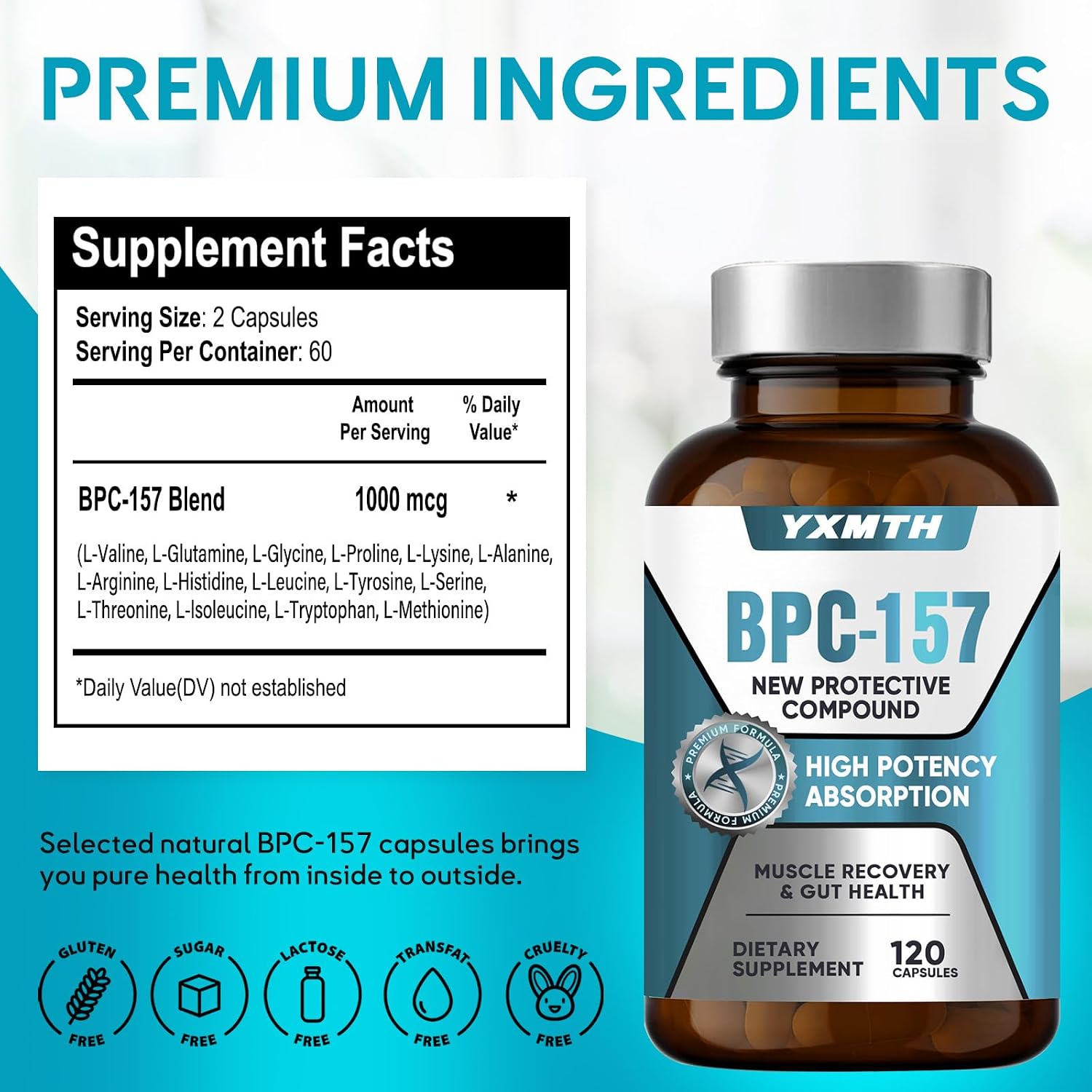 bpc 157 vegan B-PC 157 Capsules 1000 mg Supplement for Macao