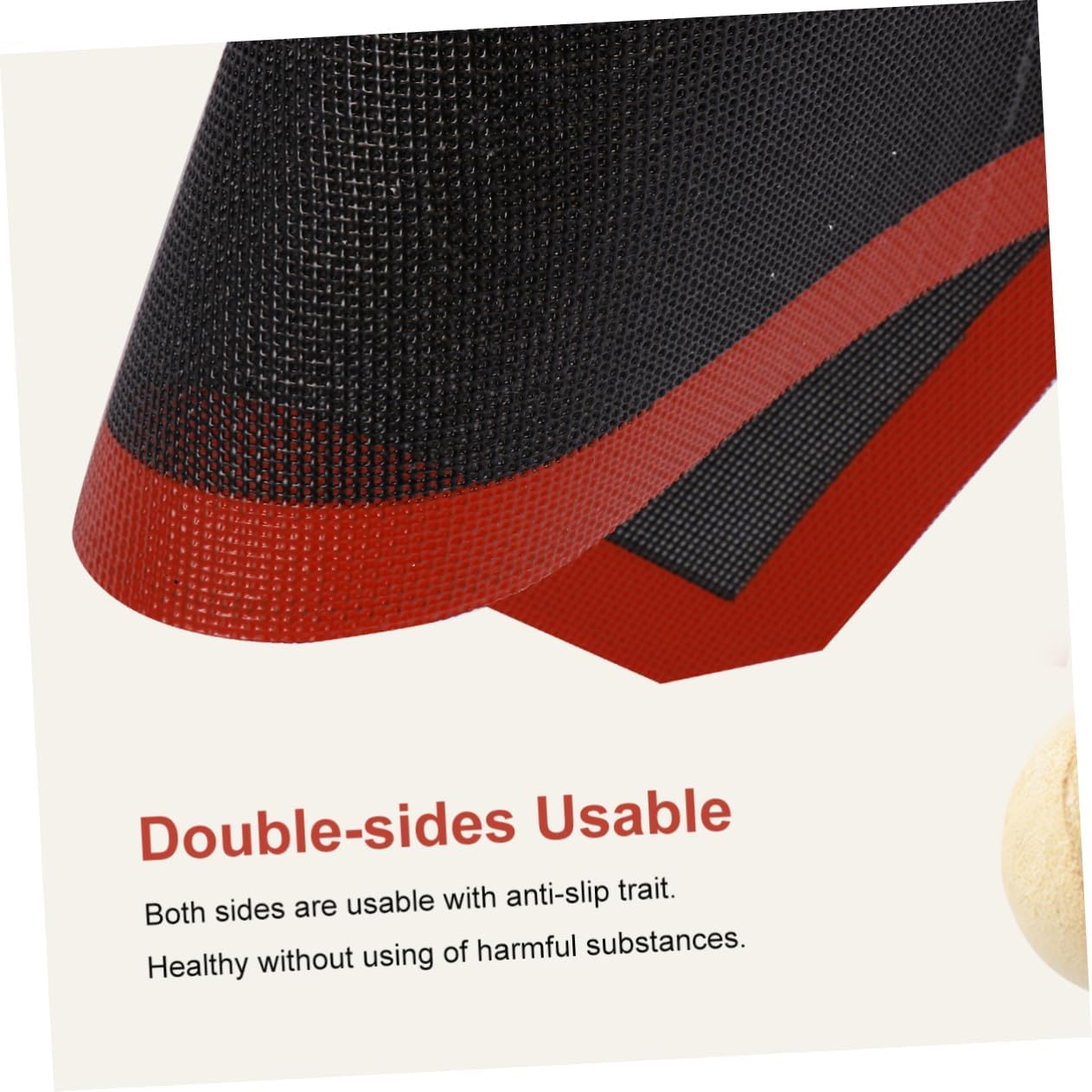 Breathable Non Stick Silicone Baking Mat Reusable Mesh Sheet for Even Heat Distribution for Pastry Bread and Candy Making