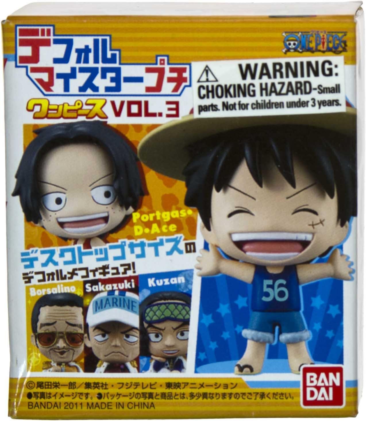 One Piece Monkey D Luffy ~2"" Mini-Figure w/Stand Deformeister Petit DMP Series #3 (Japanese Import) [01]"