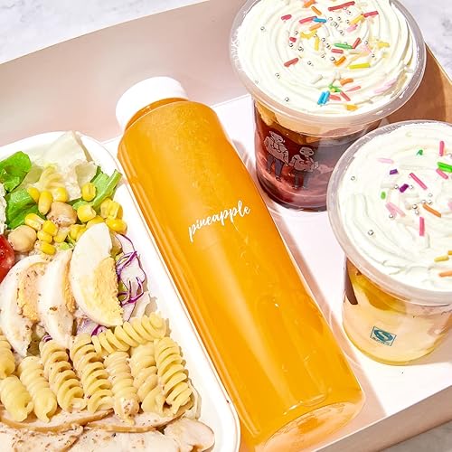 Miniatura 7 de Restaurantware Label Tek - Etiquetas para botellas de jugo de piña de 1.9 x 1 pulgada, 100 etiquetas resistentes al agua para botellas,