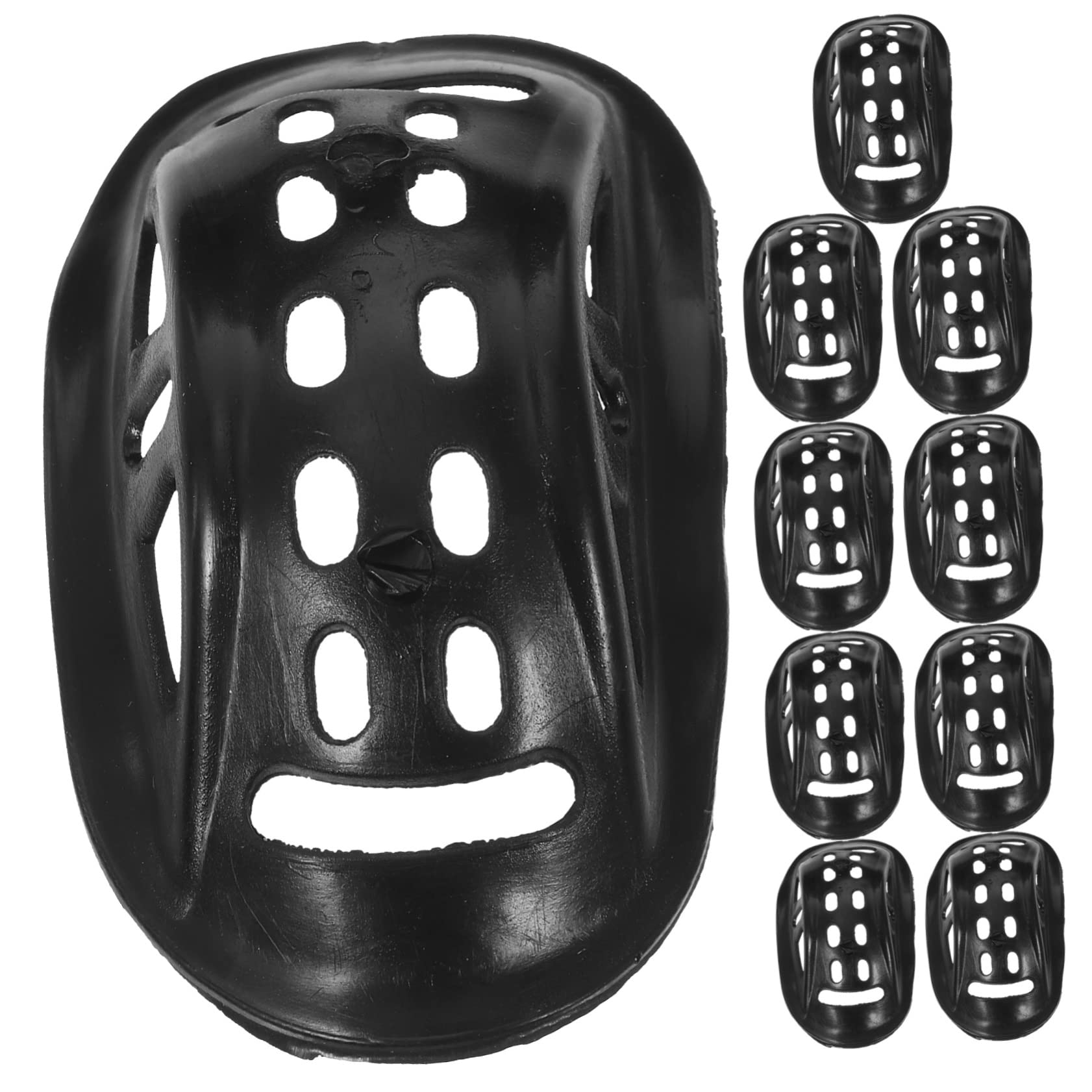 OKUMEYR 10pcs Chin Protective Cups for Hard Hats Lightweight Safety Hat Chin Pads Strap for Comfort and Stability Essential Accessories for Helmets