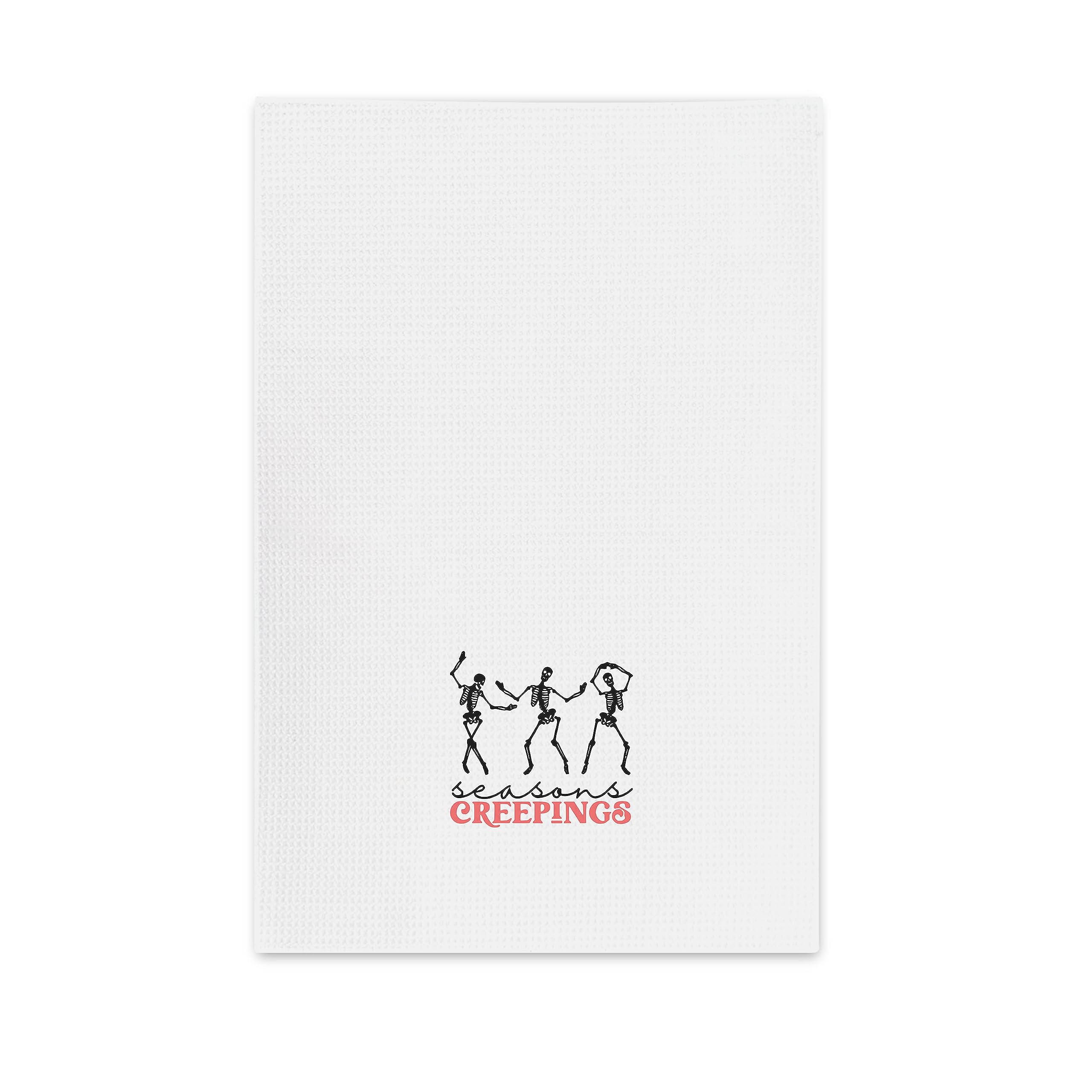 Halloween Kitchen Towels,Halloween Hand Towels,Skeleton Halloween Decor,Halloween Dish Towel, Halloween Bathroom Kitchen Decor,Spooky Home Decor,16x24 Inch