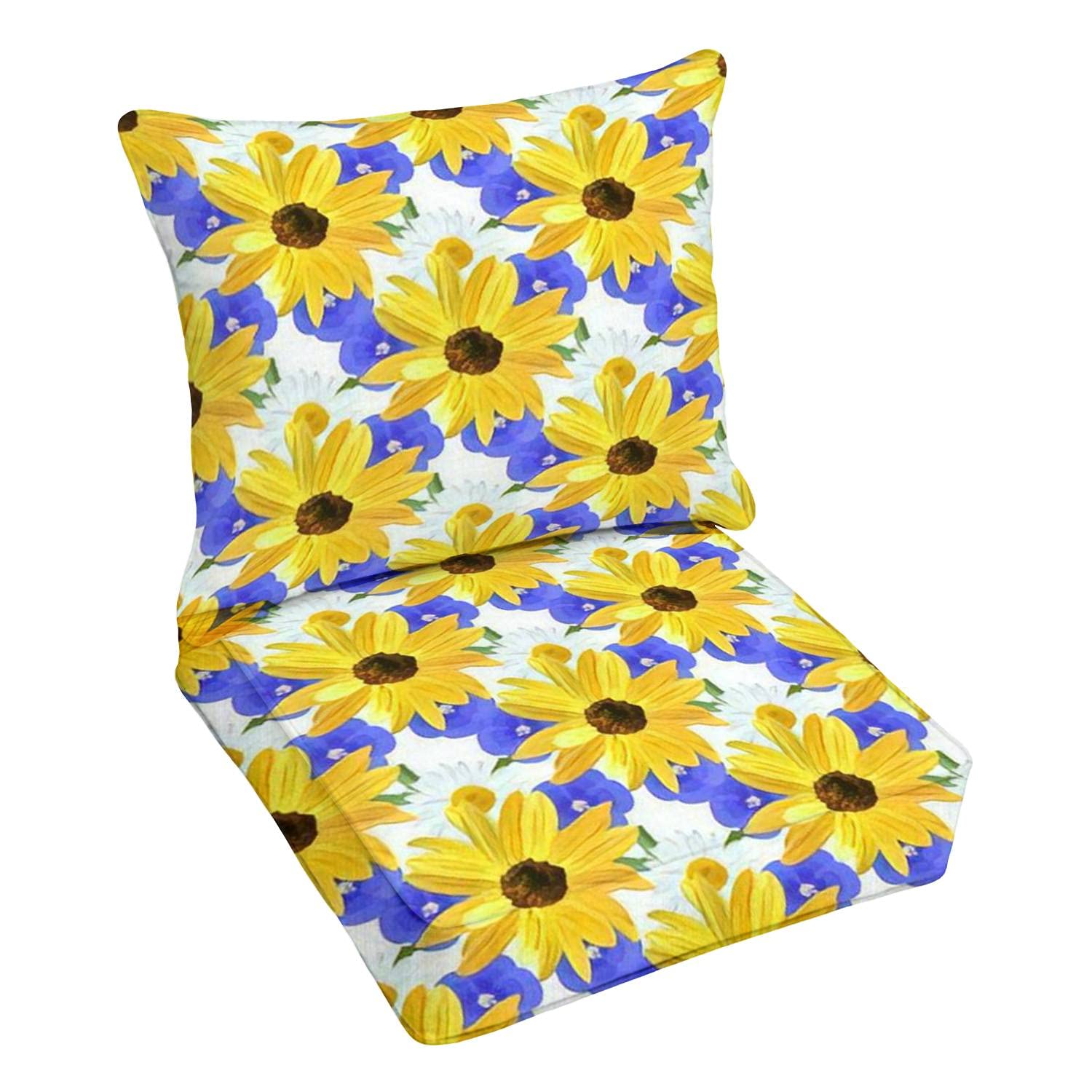 Sunflower Patio Chair Cushions