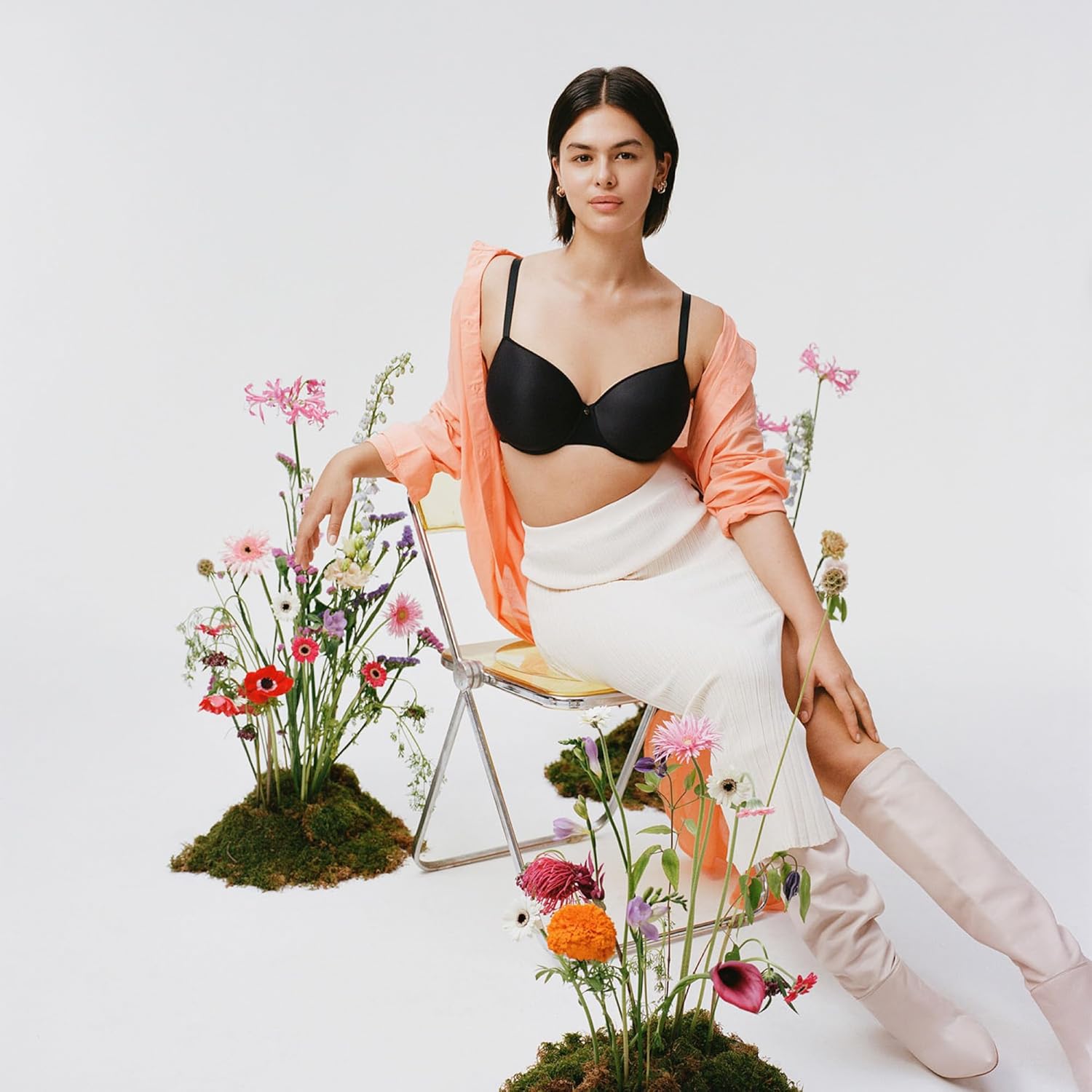 Chantelle Women's Lucie Lace Comfort Demi Memory Foam Bra - Image 4