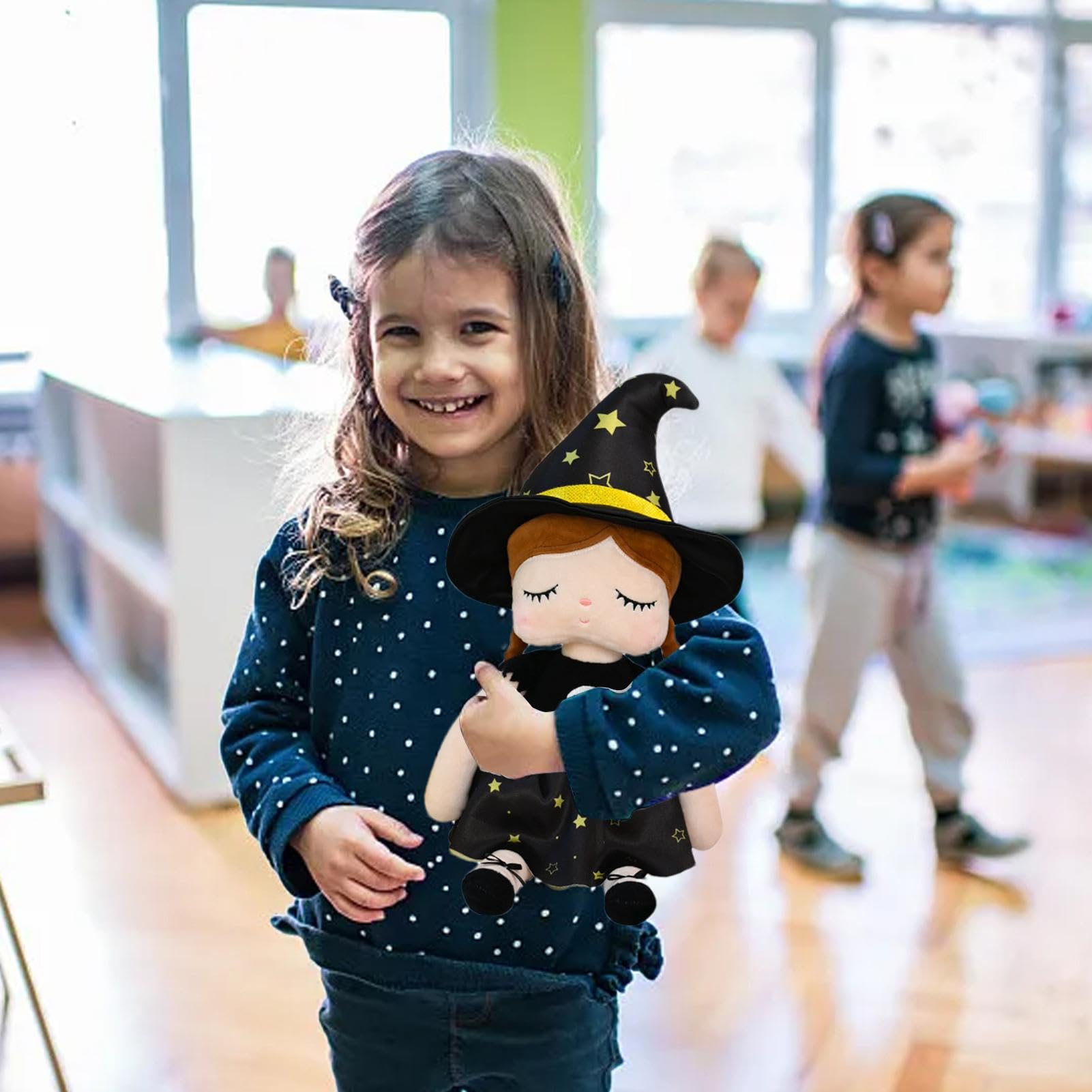 Amazon.co.jp: 魔女の女の子の人形 - 怖い役割のぬいぐるみ |魔女の