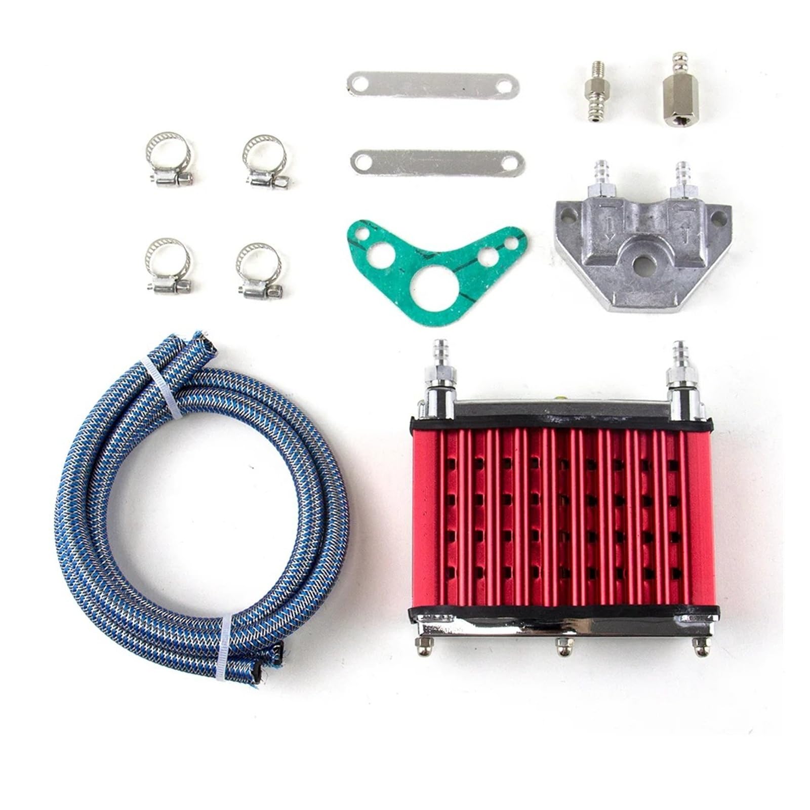 Radiatore Di Raffreddamento Olio Motore Per Moto, ATV, Quad E Dirt Pit Bike Da 50cc, 70cc, 90cc, 110cc, 125cc, 140cc 150cc(Style B)