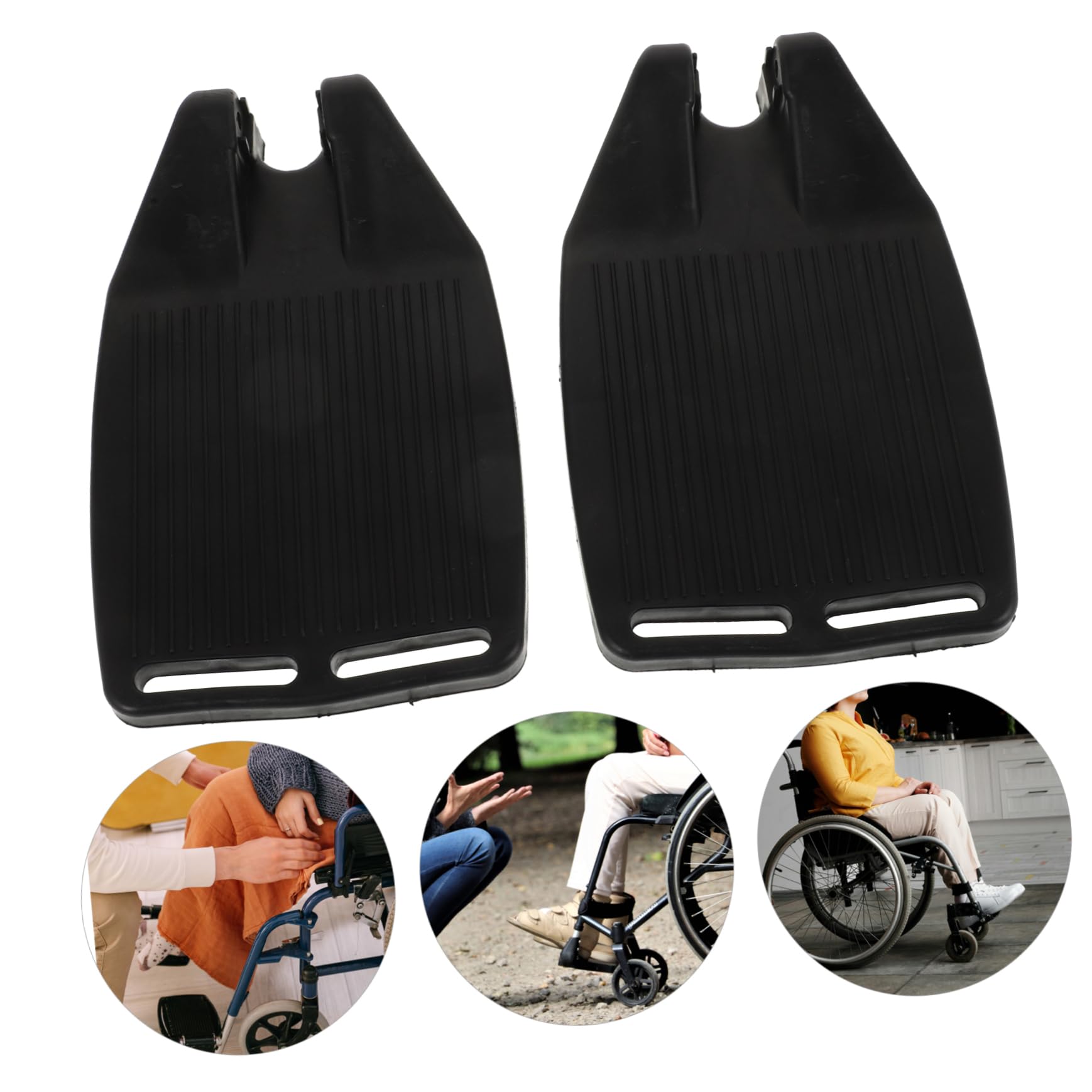 Healvian 10piezas Reposapiés Para Sillas De Ruedas y Antideslizante Accesorio Ergonométrico Para Mejorar La Estabilidad y Confort Movilidad Reducida