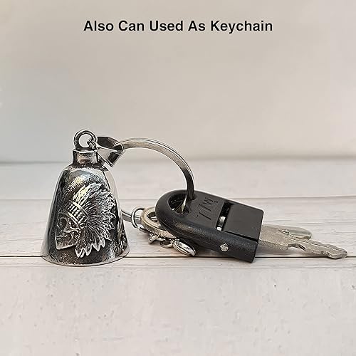 Miniatura 6 de Campana de calavera india para la suerte, accesorio de decoración para regalos