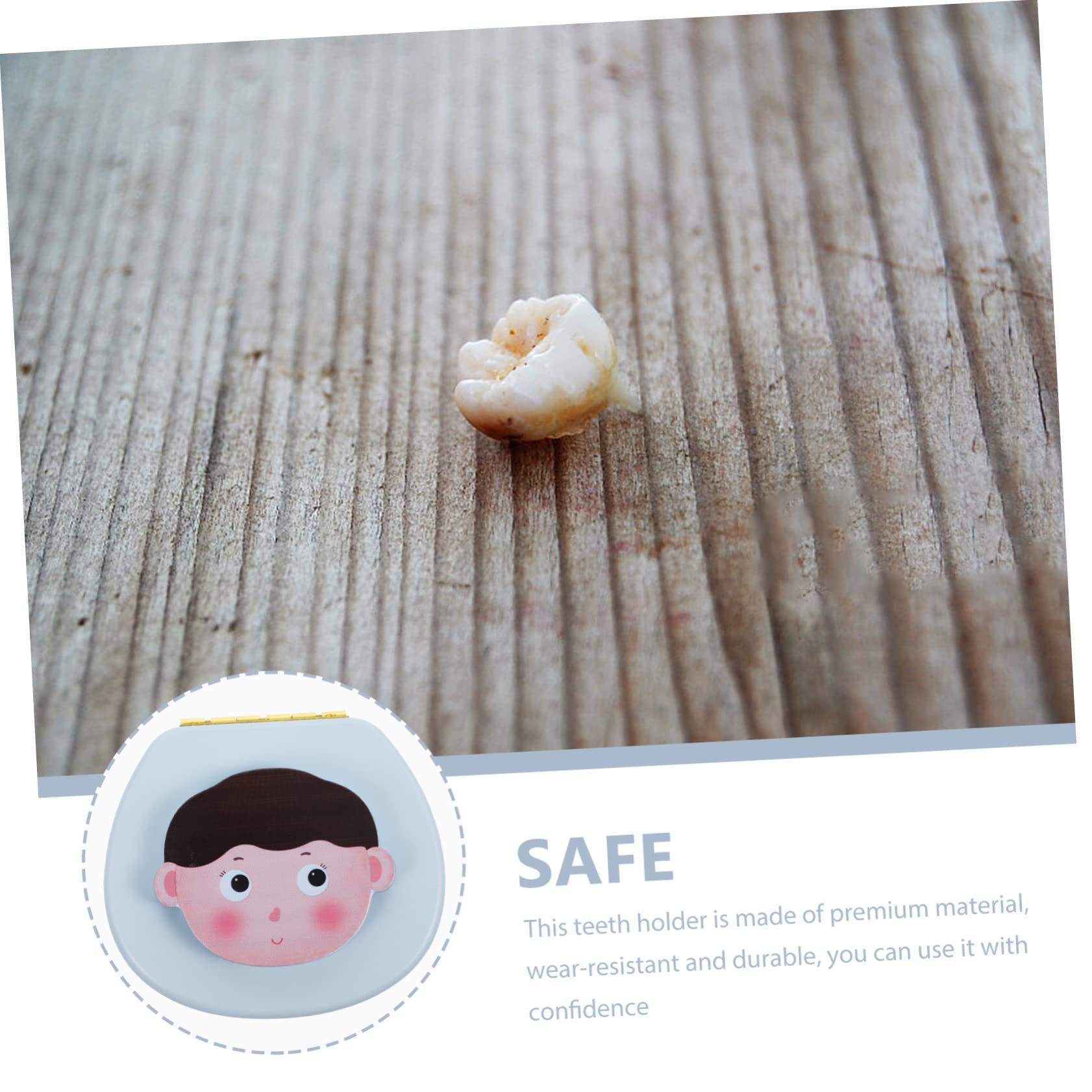 Caja de Madera para Dientes de Leche de Niños, Recuerdo | 1 Juego, Cierre Fácil de Abrir y Cerrar, Resistente al Desgaste, para Guardar Piezas Infantiles