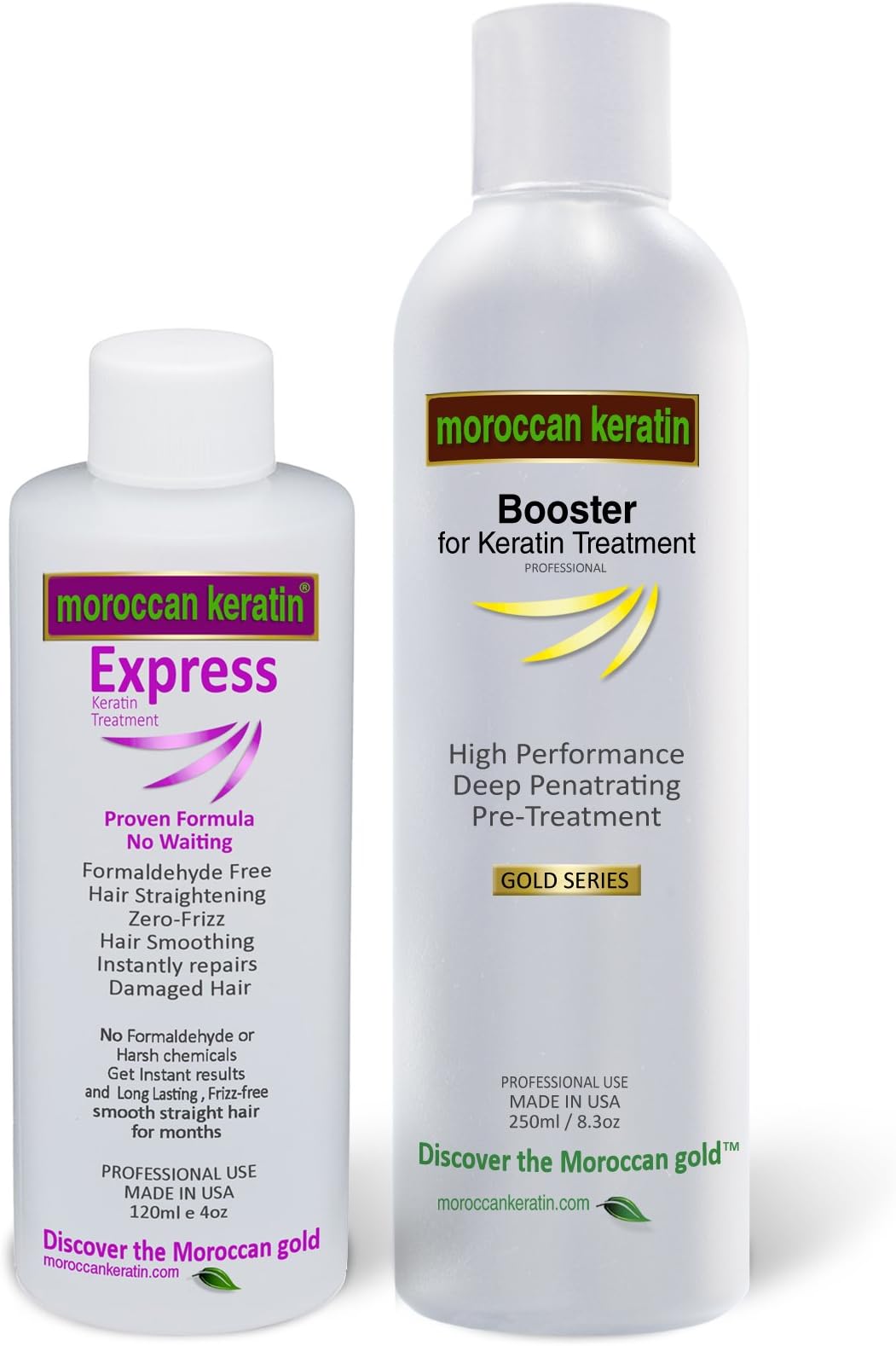 Express Smoothing Blowout Hair Treatment Formaldehyde-Free No-Wait Formula Instant Results 120ml Treatment and 250ml Booster