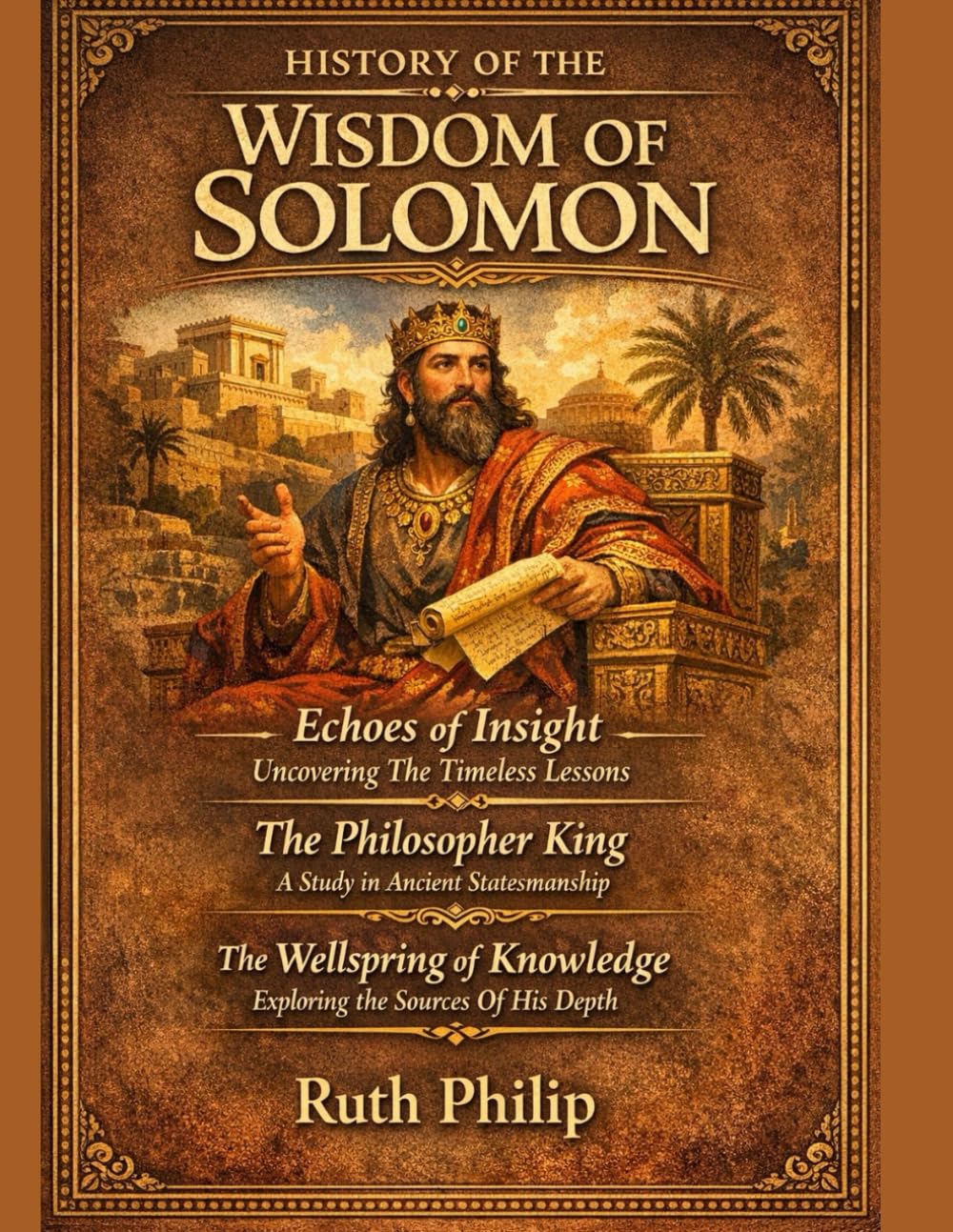 HISTORY OF THE WISDOM OF SOLOMON:: Echoes of Insight Uncovering The Timeless Lessons The Philosopher King A Study in Ancient Statesmanship The Wellspring of Knowledge Exploring the Sources Of His Dept
