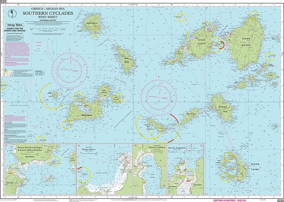 Imray Chart G33: Southern Cyclades (G Charts): 33