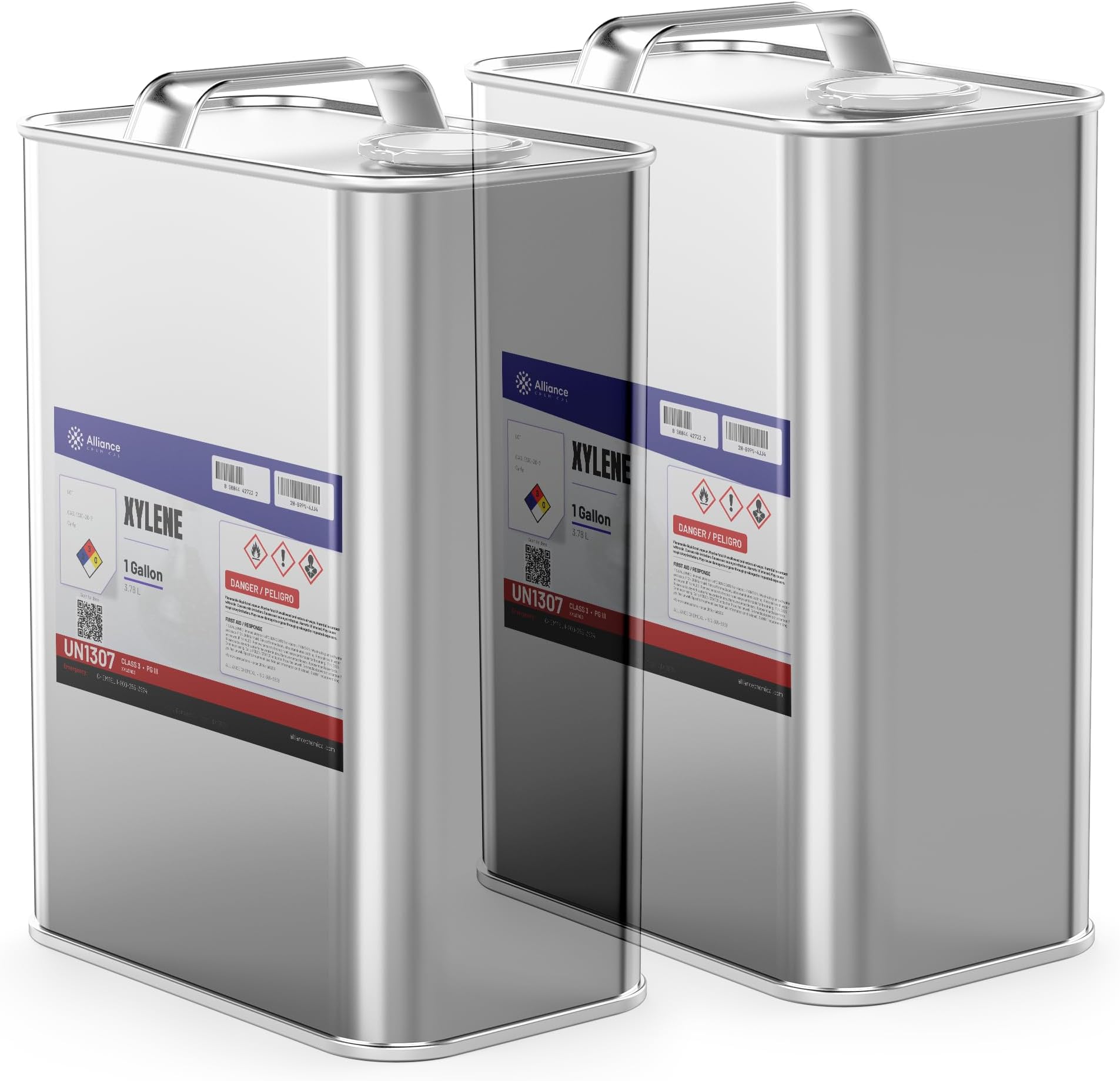 Alliance Chemical Xylene - 2 Gallon Case - Technical Grade Solvent for Cleaning, Surface Prep, Coating Work, and General Use