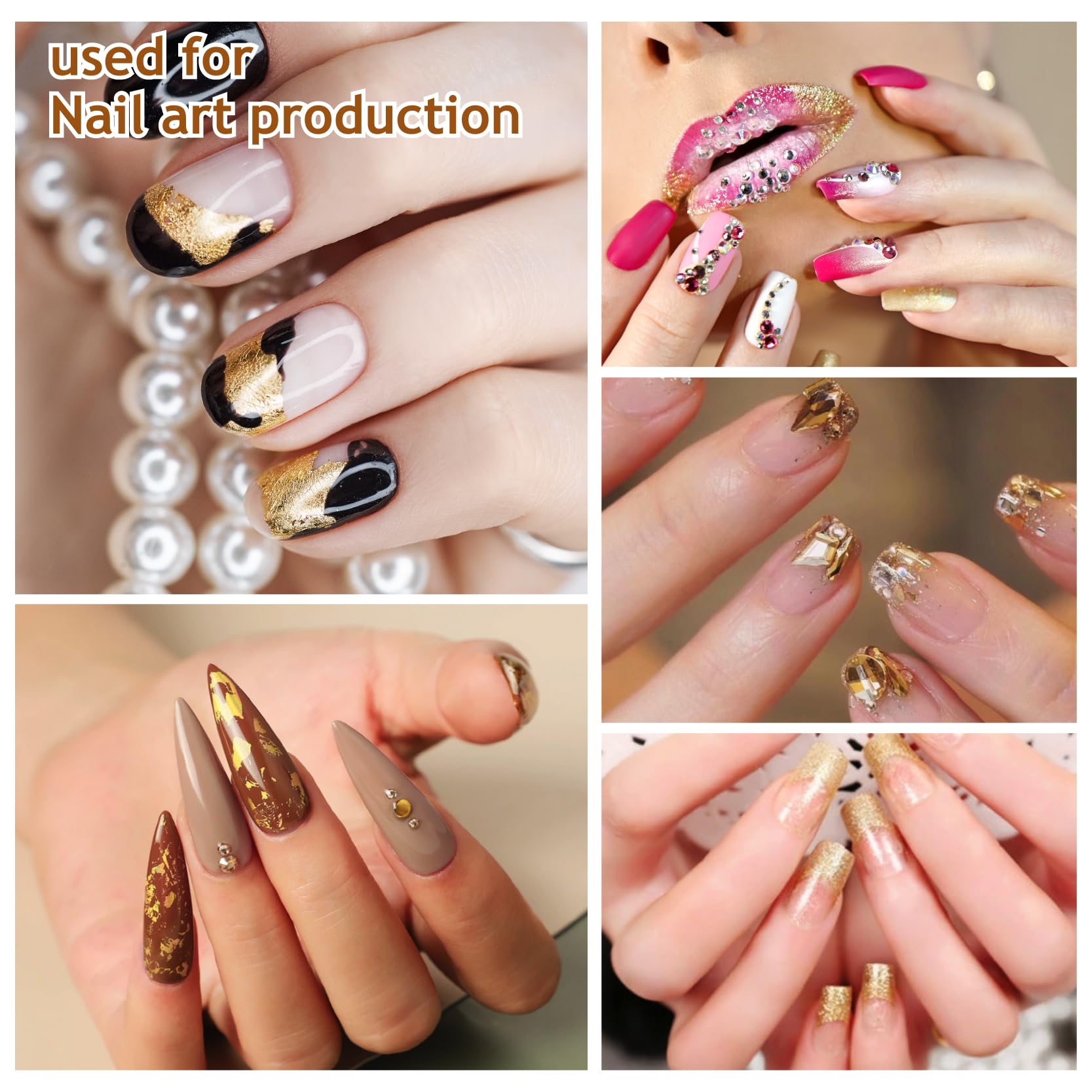 Gold Leaf Flakes - Add Shimmer to Crafts & Resin -4