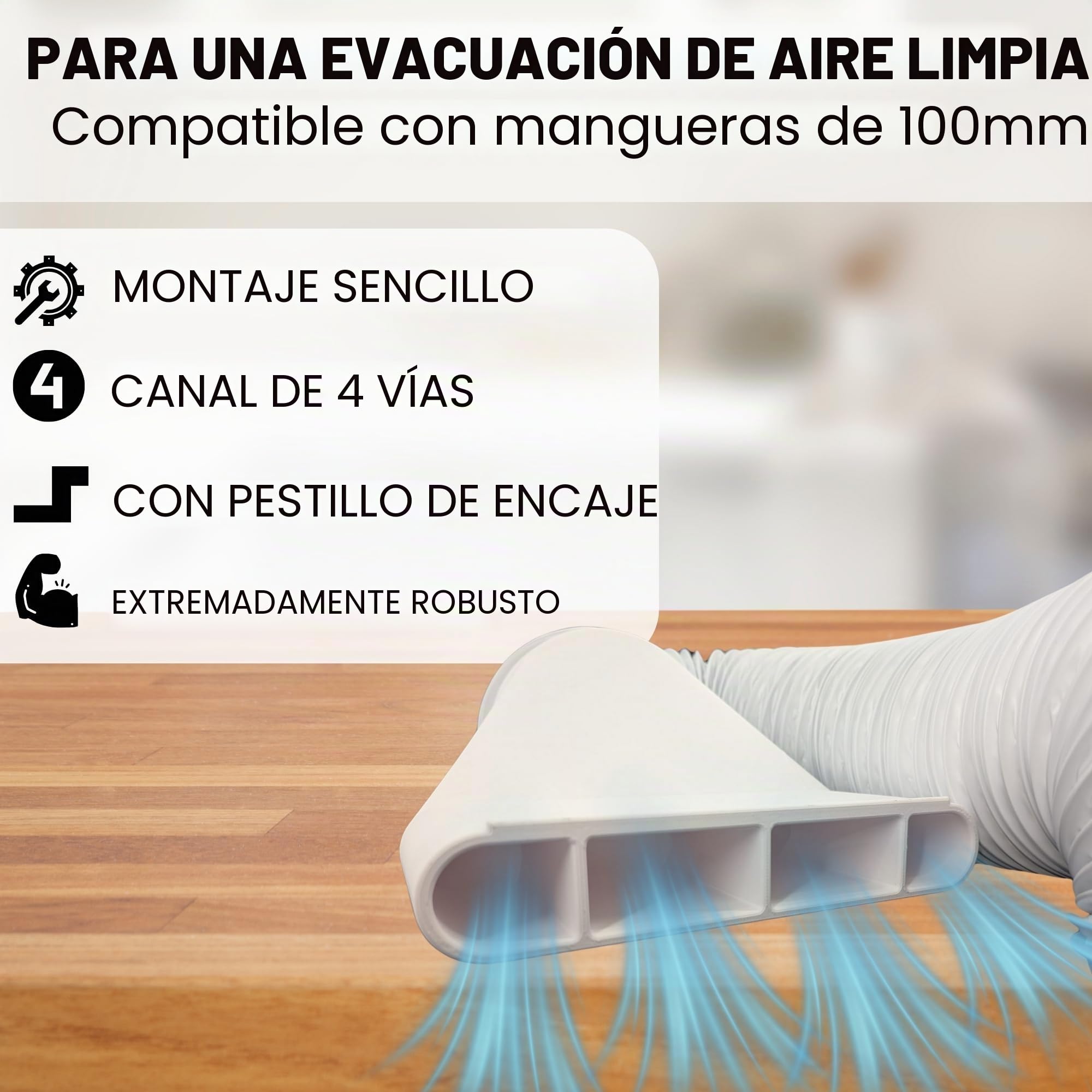 Adaptador de tubo para ventana de techo, ventana basculante para tubo de salida de aire de 100 mm para aire acondicionado, tienda de cultivo, secador, tubo de salida de aire para aire