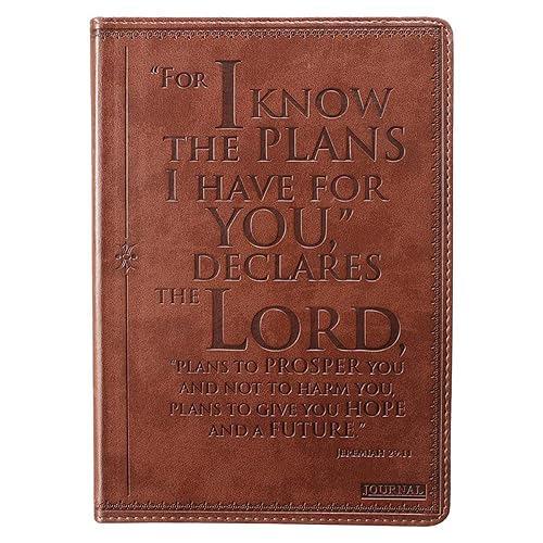 Christian Art Gifts Classic Journal I Know The Plans Jeremiah