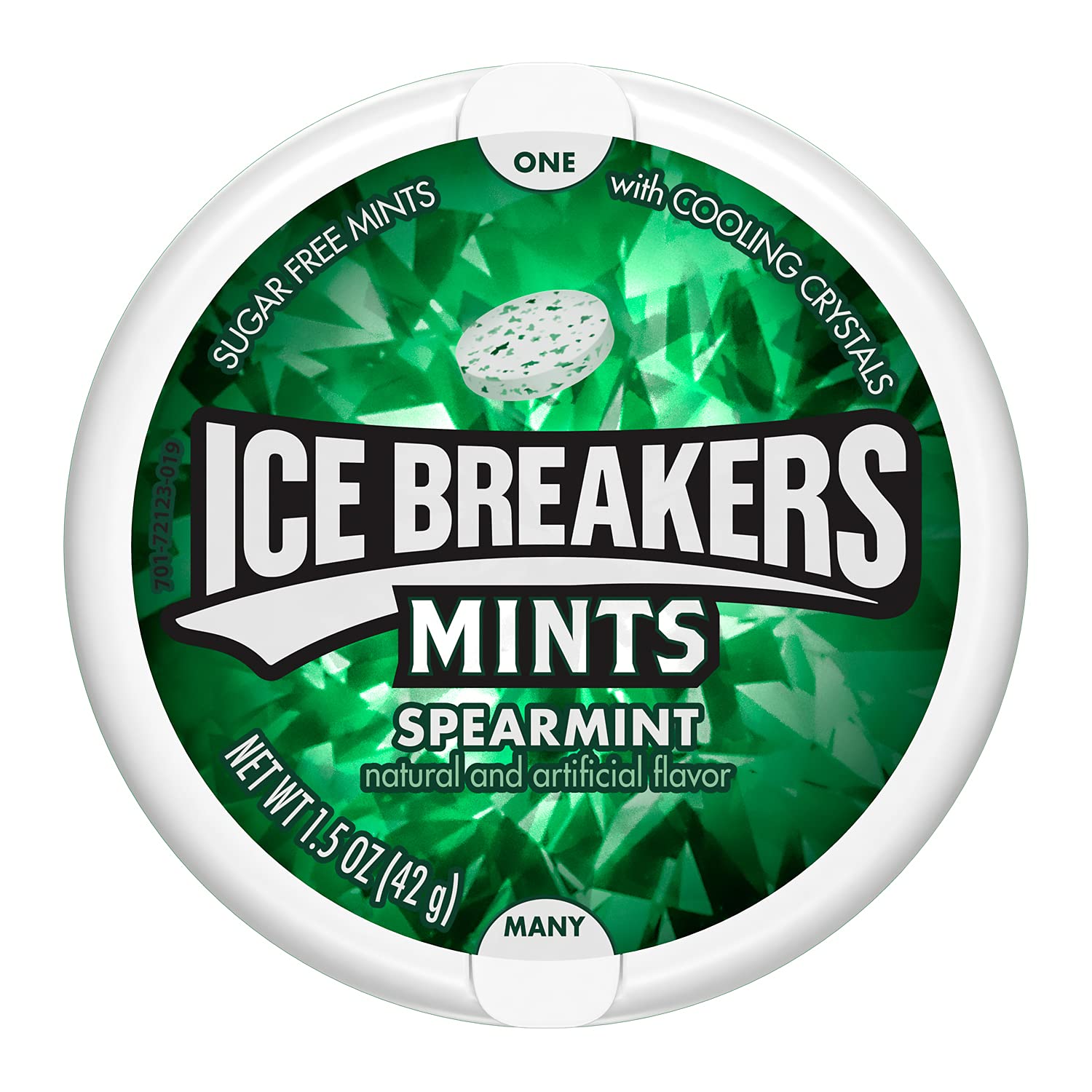 Ice Breakers Spearmint Sugar Free Mints, 42 g