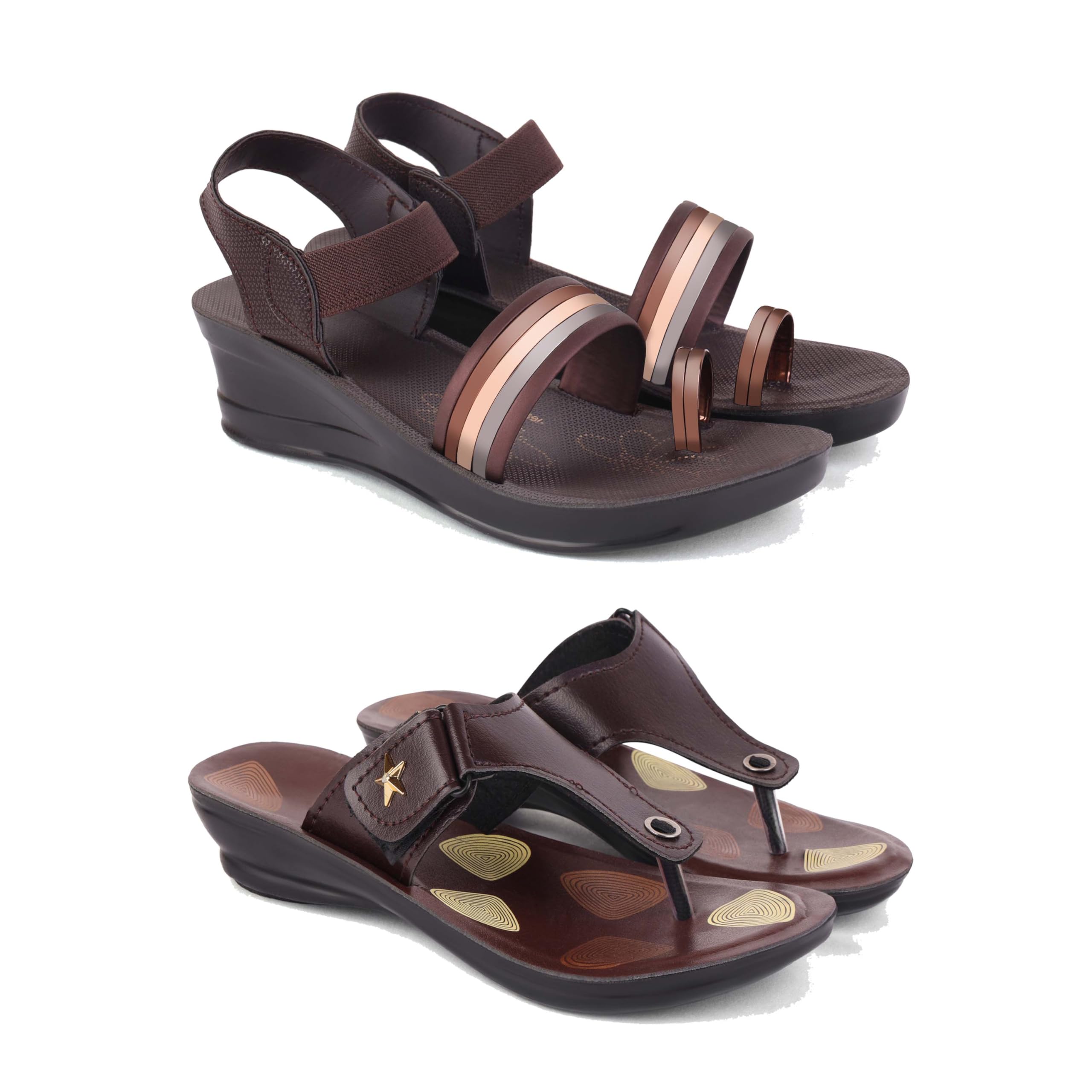 Women's Comfortable Sandal & Slipper,Casual Lightweight for Everyday Wear-image-16