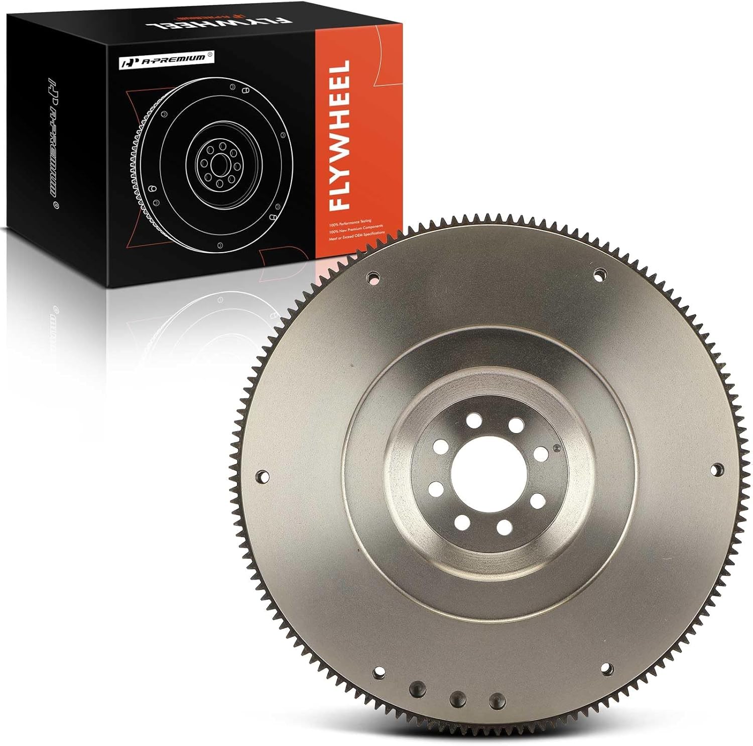 A-Premium Clutch Flywheel Compatible with Dodge Ram 1500 2002-2008, Dakota 2001-2009 & Mitsubishi Raider 2006-2009, 3.7L 4.7L, Manual Transmission, 8 Bolt Holes, 143 Teeth