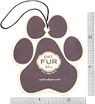 One Fur All Pet House Car Air Freshener, Pack of 4 – Mango Peach - Non-Toxic Auto Air Freshener, Pet Odor Eliminating Air Freshener for Car, Ideal for Small Spaces, Dye Free Dog Car Air Freshener