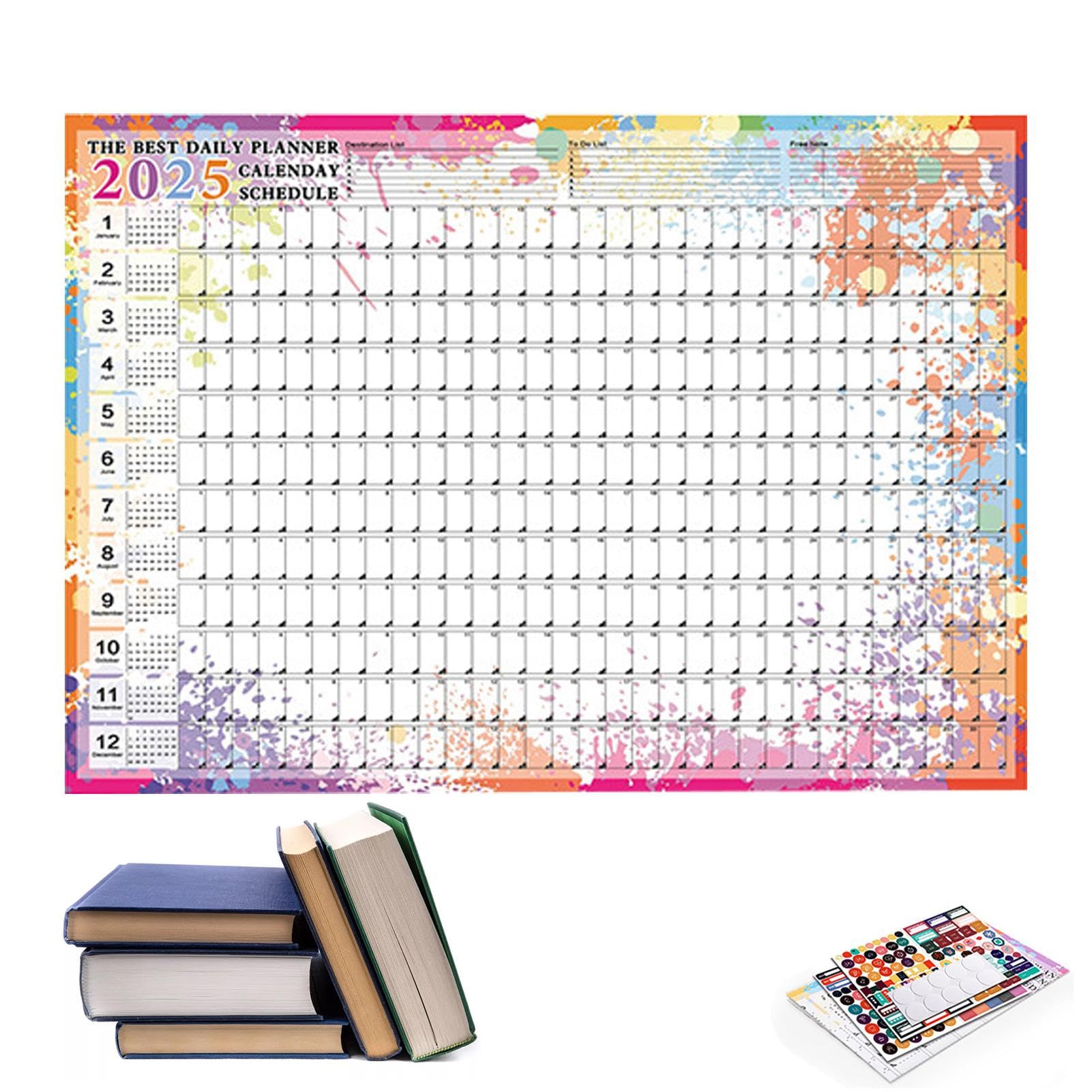 Foldable Calendar 2025