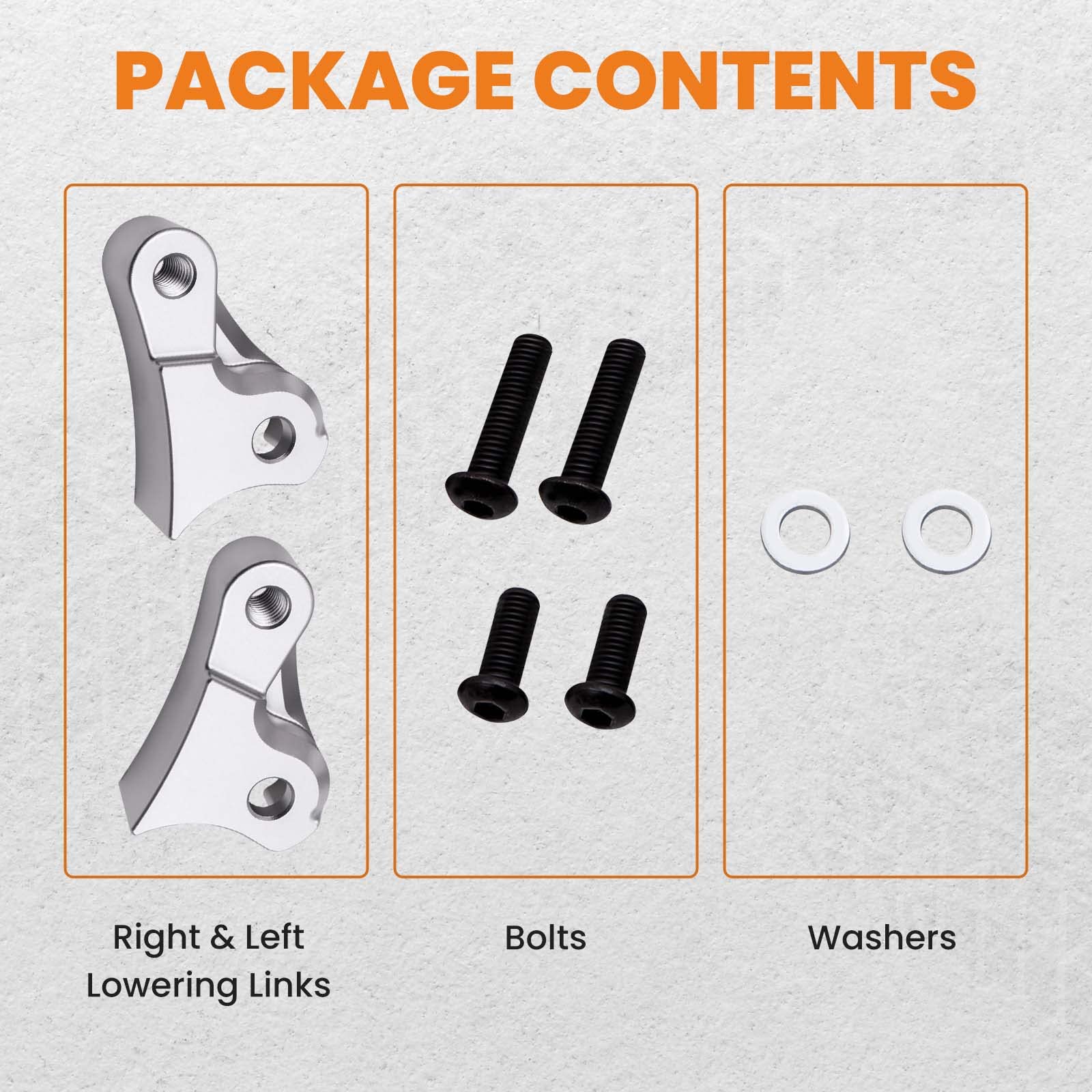 Waverspeed 1" Rear Lowering Kit for Harley Davidson 20172021, Aluminum