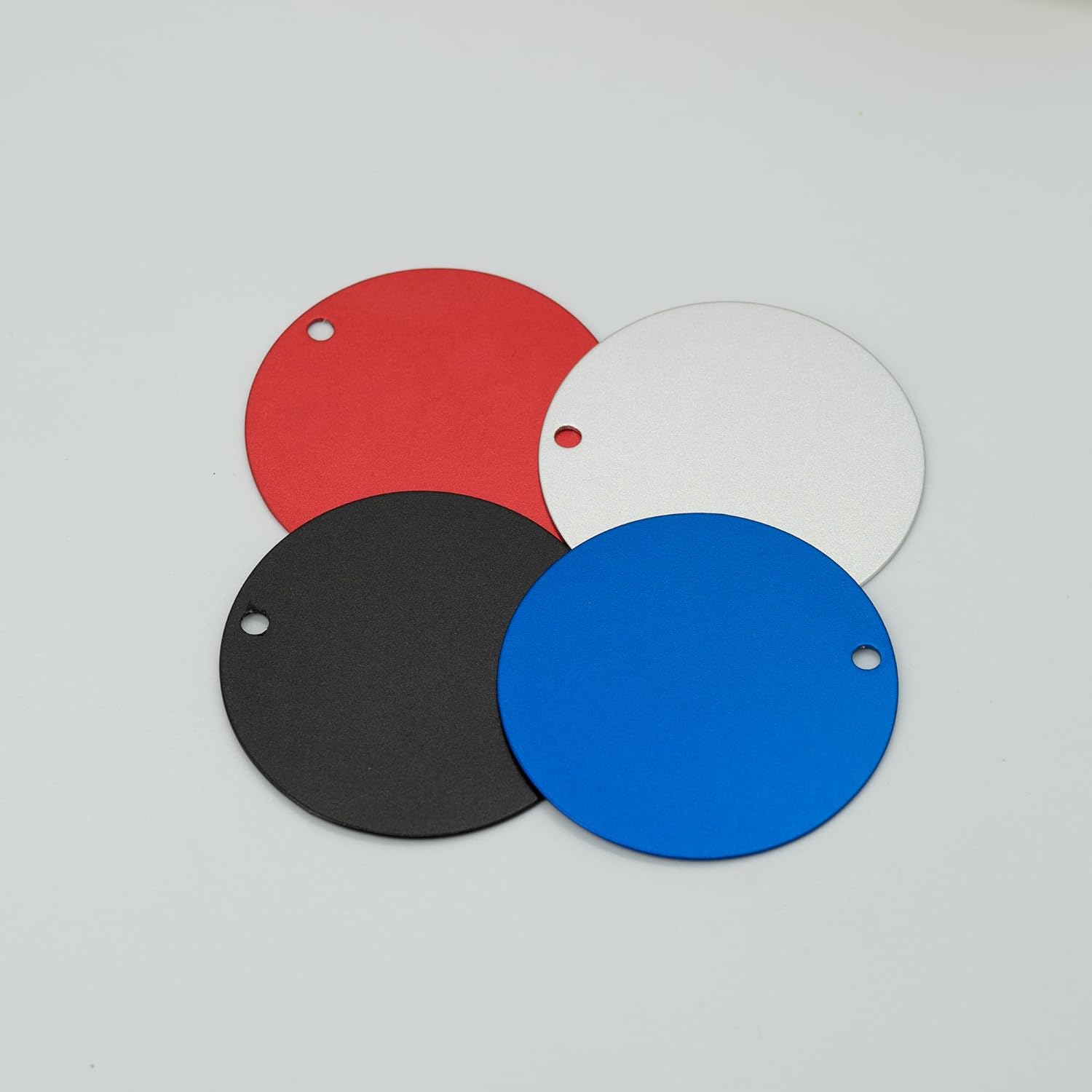 StayMax 2 Inch Round Anodized Aluminum Engraving Blanks Tags Stamping Blanks 25 Pack (Blue) - Image 5