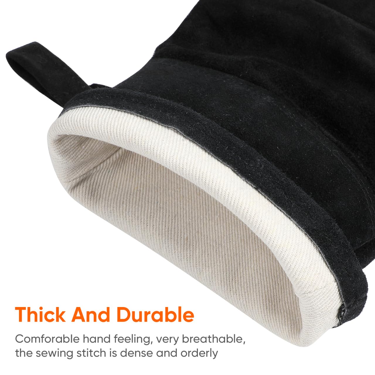 Housoutil Log Burner Gloves, Extreme Heat Fire Resistant Gloves - Image 4