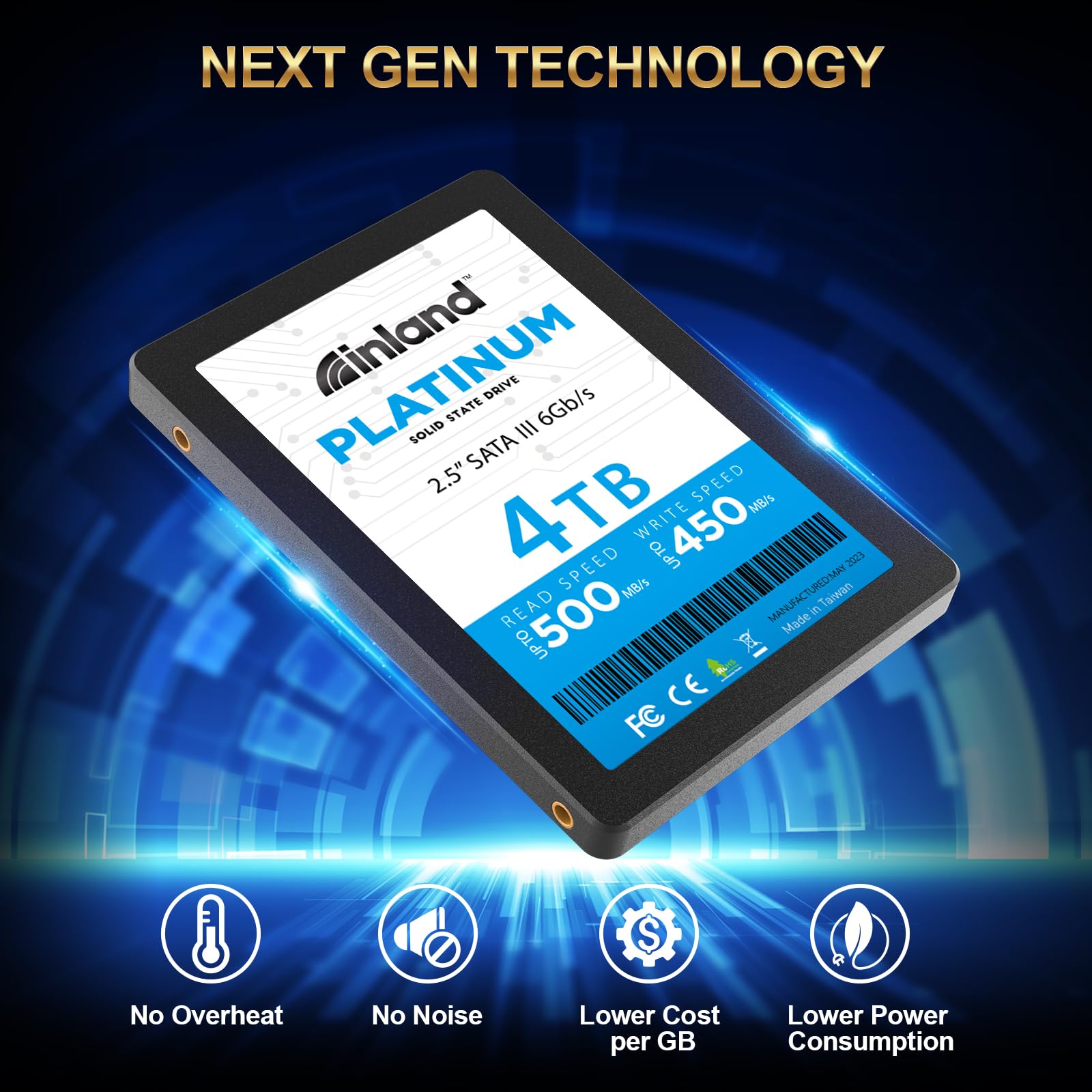 Amazon.com: INLAND Platinum 4TB SSD SATA III 2.5