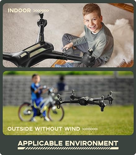 Miniatura 5 de SYMA Dron plegable X600W con cámara FPV HD 1080P para adultos, niños y principiantes, juguetes de regalo de cuadricóptero RC para niños y niñas con