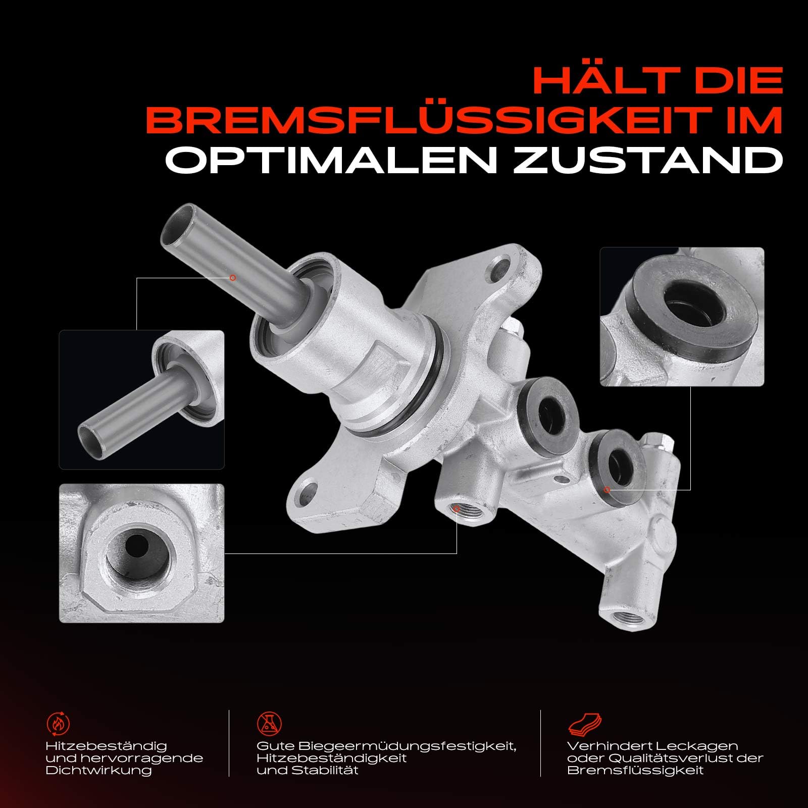 Frankberg Hauptbremszylinder Kompatibel mit Vivaro A E7 X83 2001-2014 Vivaro J7 F7 2001-2014 Trafic II JL FL EL 2001-2022 Primastar X83 2002-2014 Replace# 7701208267