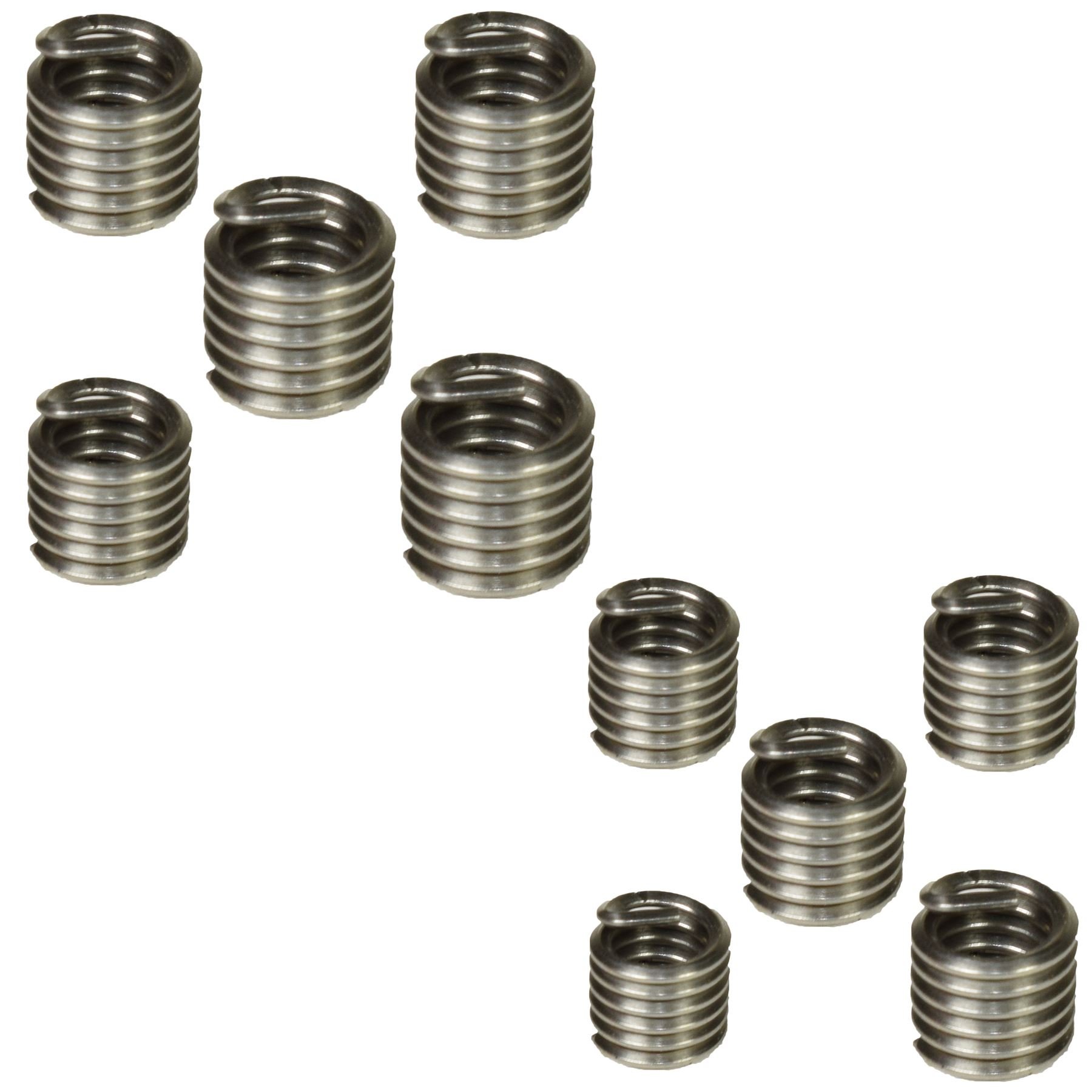 AB Tools Helicoil Type Thread Repair Inserts 1/4 inch UNC x 1.5D 10pc Wire Thread Insert