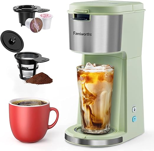 Famiworths Iced Coffee Maker, Hot and Cold Coffee Maker
