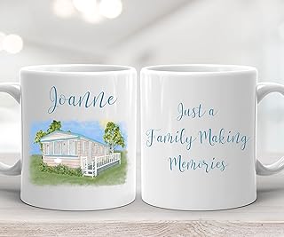 Static Caravan Mug with Name, Caravan Mug His and Hers, Gift for Caravan Owner Gifts, Caravan Mug Personalised, Gifts for Caravan