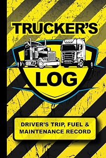 TRUCKER'S LOG: Driver's Trip, Fuel and Maintenance Tracker