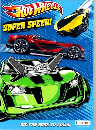 Miniatura 2 de Hot Wheels - Juego de libros para colorear para niños, paquete con libros de actividades de automóvil Hot Wheels, almohadillas adhesivas, Hot Wheels