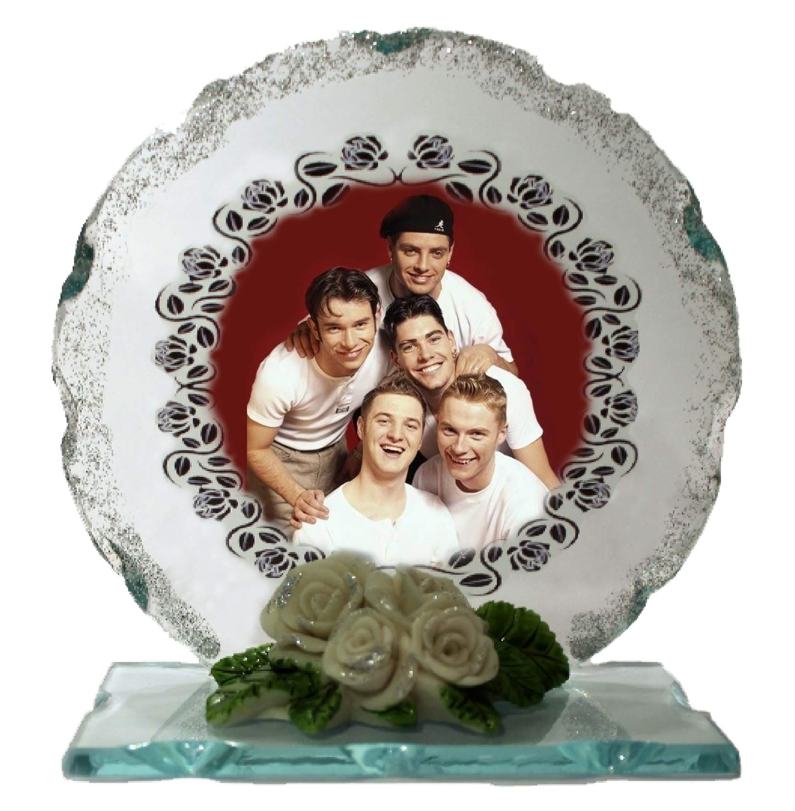 Cellini Plaques Multicolor Boyzone Crystal Cut Glass Photo Boyzone Edition Crystal Cut Glass Photo Plaque Keepsake For The Fanplaque Keepsake For The Fan